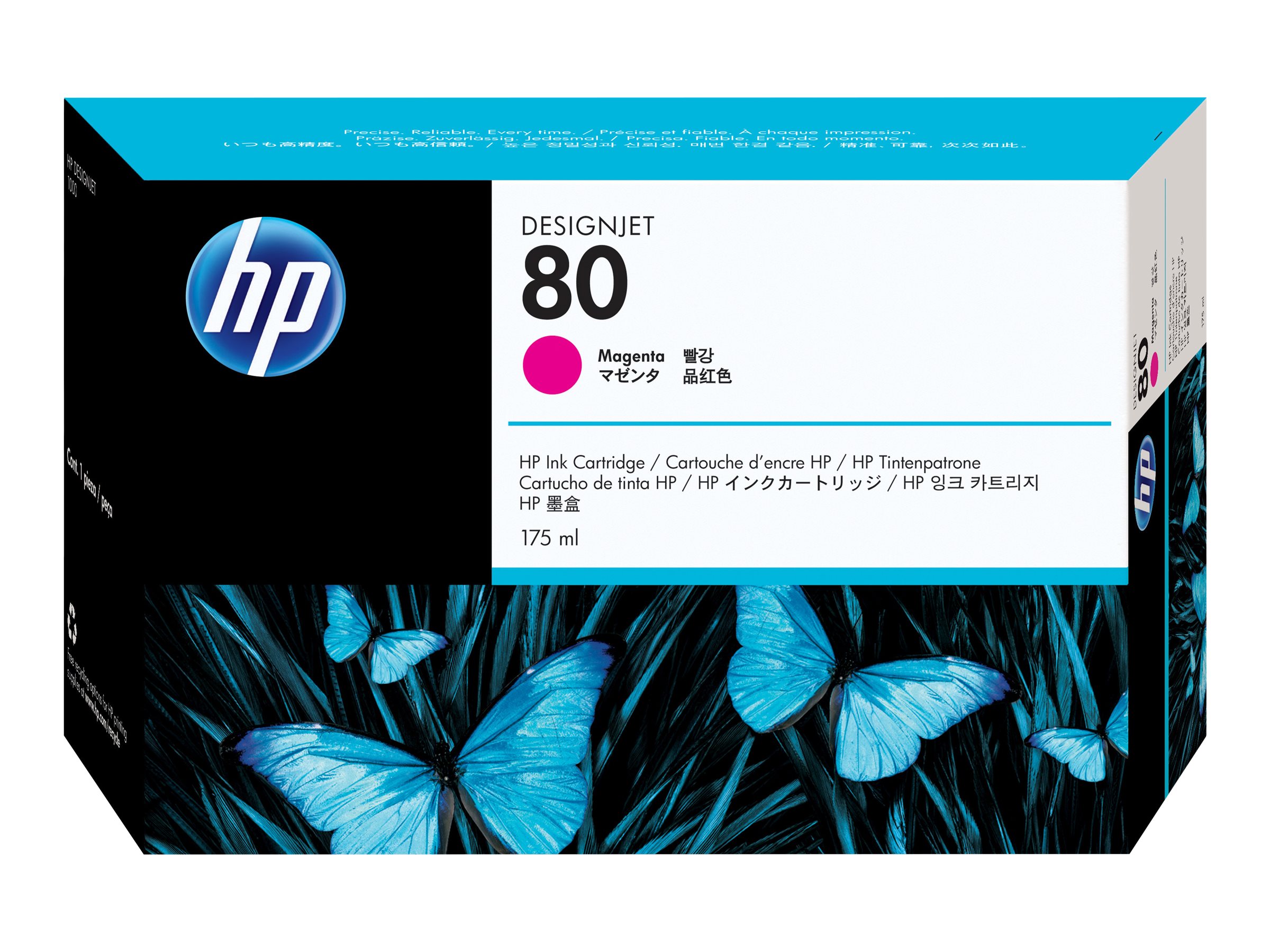 Original HP 80 | C4874A Tinte Magenta ( 2021 )