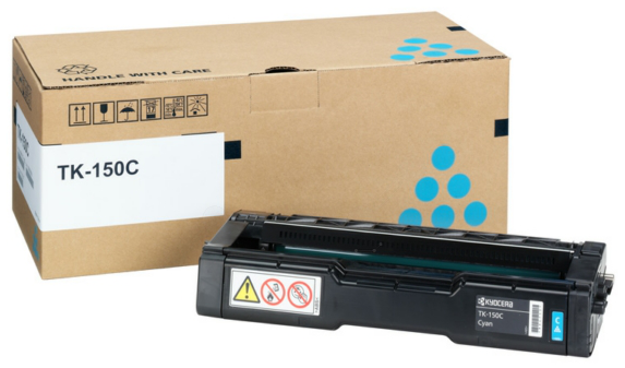 Original Kyocera TK150C / 1T05JKCNL0 Toner Cyan