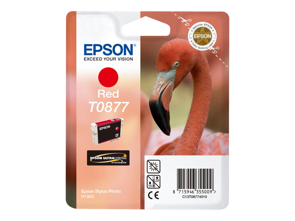 Original Epson T0877 | C13T08774010 Tinte Rot ( 2022 )