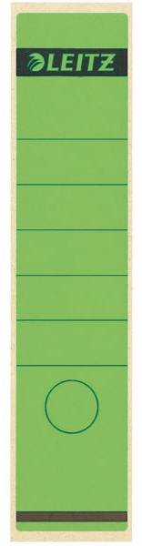 Leitz Ordneretiketten 1640 | Grün | für 8 cm Rücken | 10er-Pack