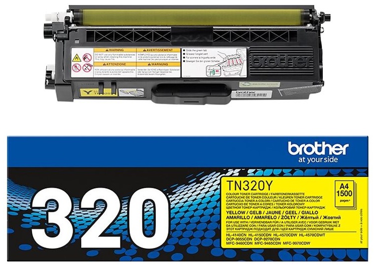 Original Brother TN320Y Toner Gelb