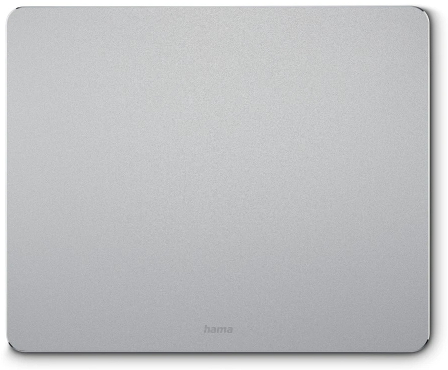 Hama Aluminium Mauspad | 22 × 18 cm | Aluminium | Silber