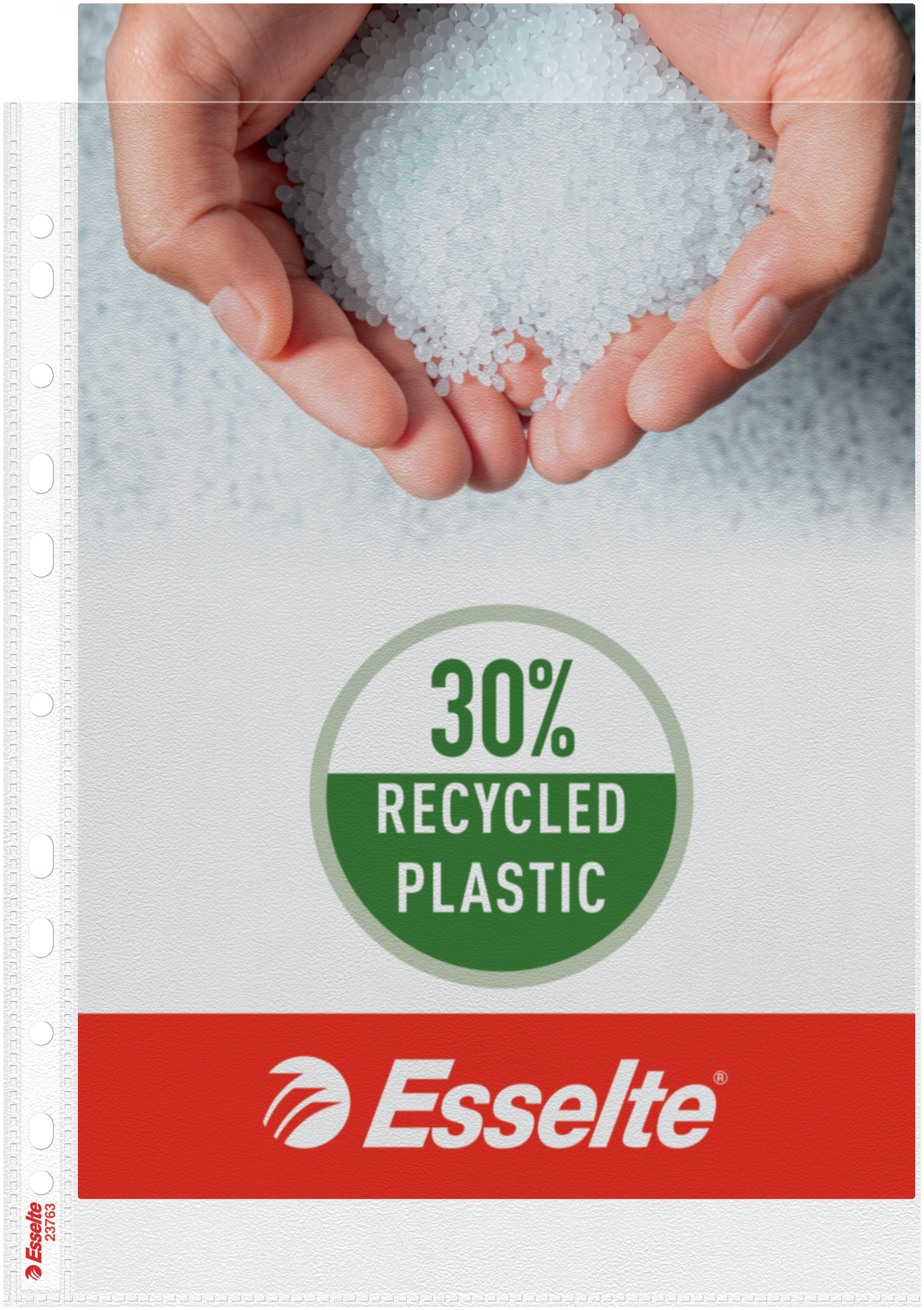 Esselte Prospekthülle | DIN A4 | genarbt | 0,09 mm | 100er-Pack