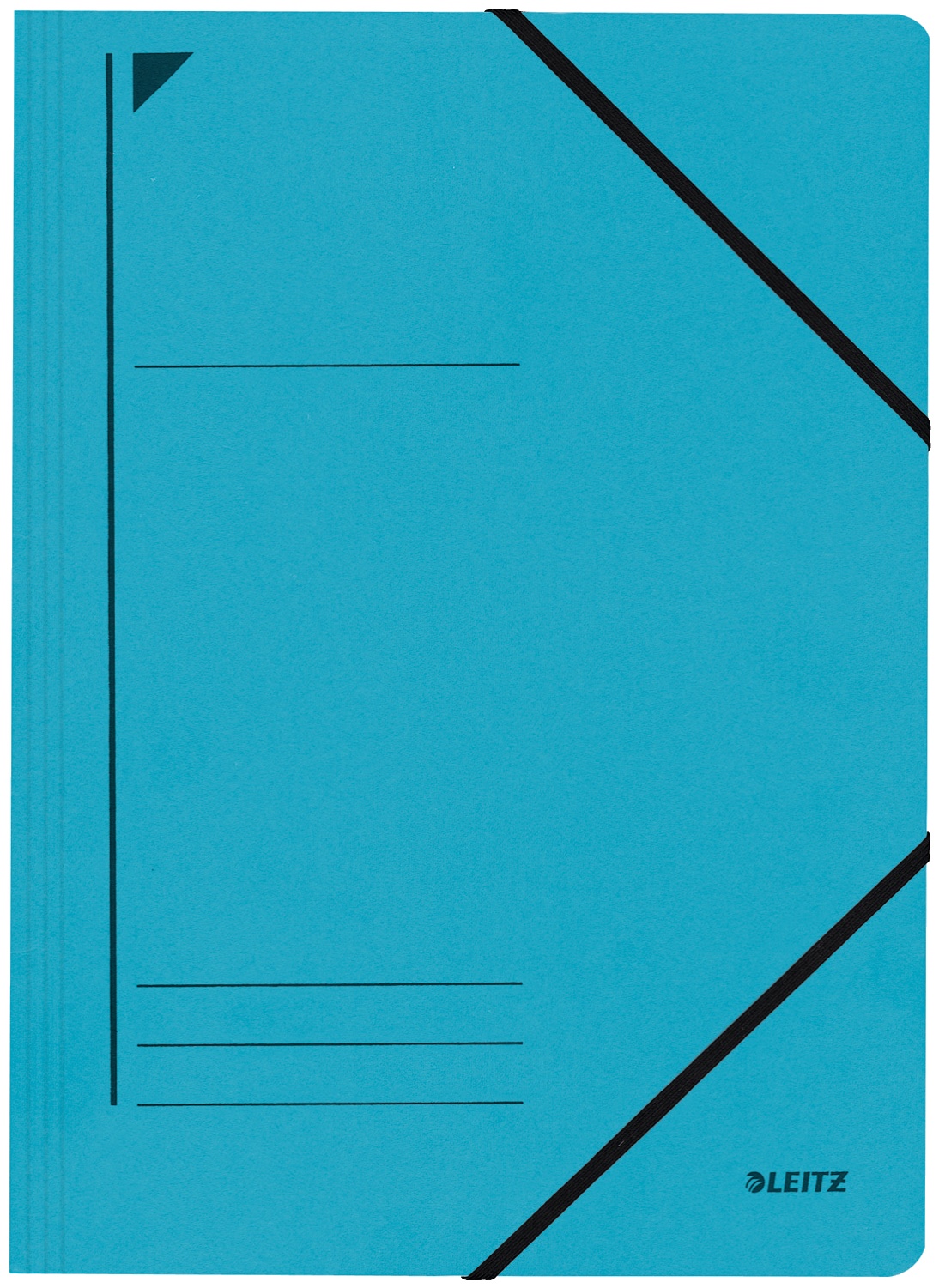 Leitz Eckspanner 3980 | DIN A4 | Blau | Karton