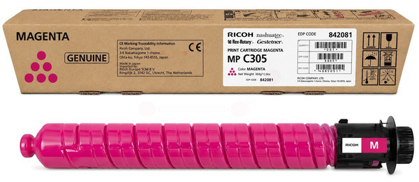 Original Ricoh Type MPC305E | 842081 Toner Magenta