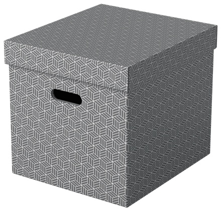 Esselte Aufbewahrungsbox Home | 33 l | 32 x 36,5 x 31,5 cm | Grau | 3er-Pack