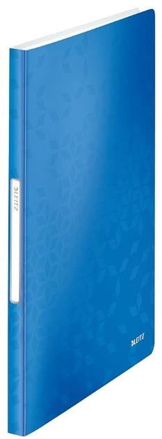Leitz Sichtbuch WOW | DIN A4 | 40 Hüllen | Blau-metallic