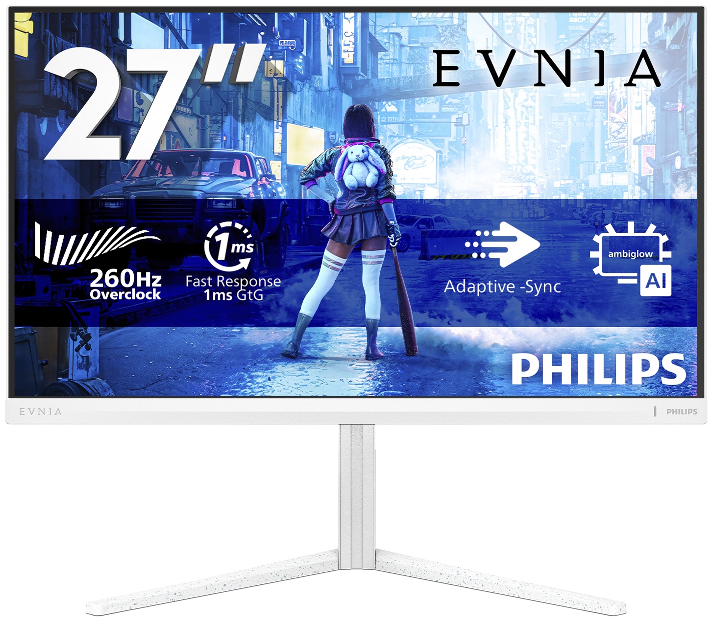 Philips 27M2N5201P/00 Monitor 27 zoll | 68,6 cm | Full HD | 1920 x 1080 | Weiß