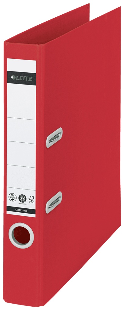 Leitz Ordner recycle 1019 | DIN A4 | 5,0 cm | Rot