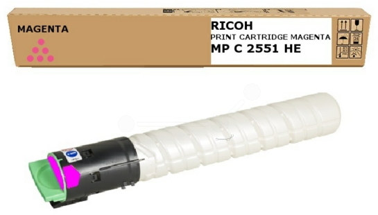 Original Ricoh Type MPC2551HE | 842063 Toner Magenta