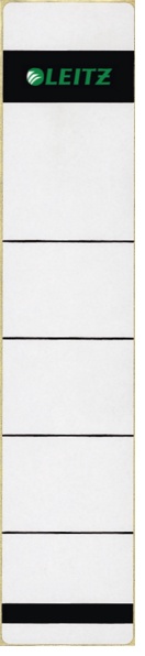 Leitz Ordneretiketten 1643 | Grau | für 5,2 cm Rücken | 100er-Pack