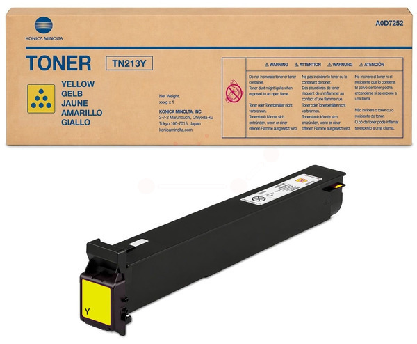 Original Konica Minolta TN-213Y | A0D7252 Toner Gelb