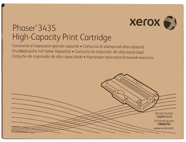 Original Xerox 106R01415 Toner Schwarz XL