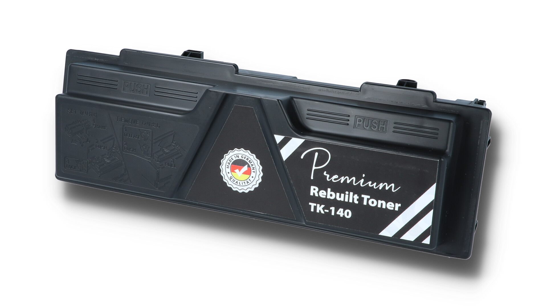 Tonoo® Toner ersetzt Kyocera TK140 Schwarz Doppelpack XL