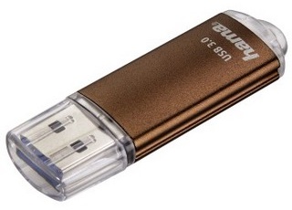 Hama Laeta USB-Stick | 64 GB | USB 3.2 Gen 1 (USB-A) | 45 MB/s | Braun
