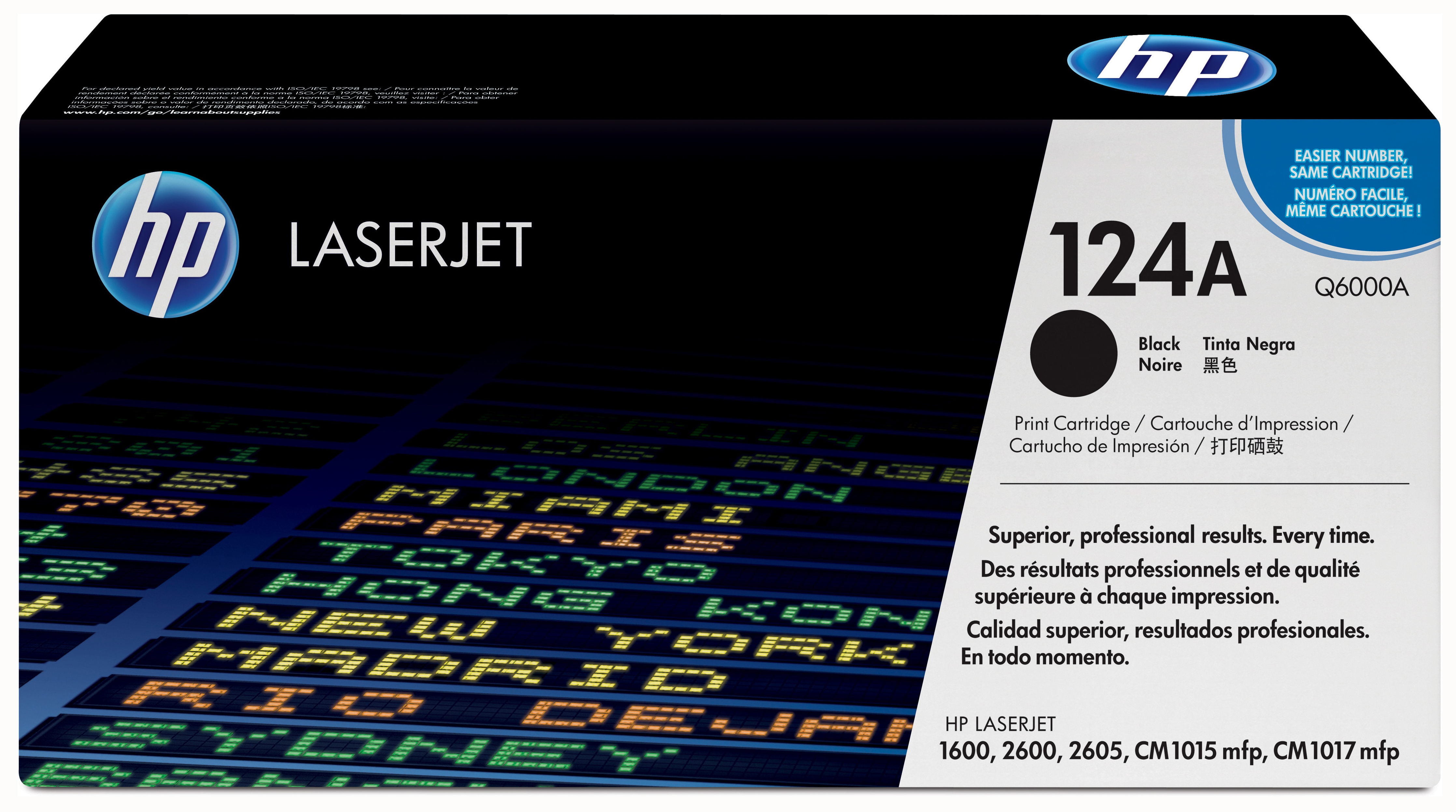 Original HP Q6000A | 124A Toner Schwarz ( A-Ware ) ( Schwarz - Weiße Box )
