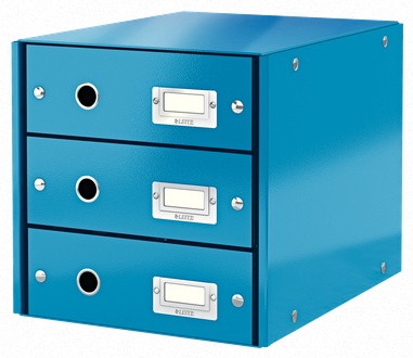 Leitz Schubladenbox Click & Store | Blau | Karton