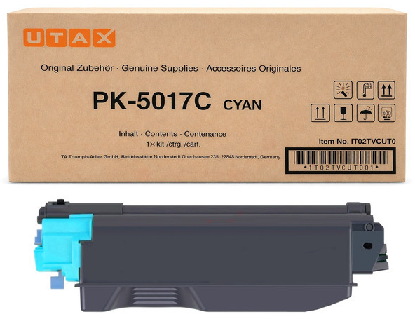 Original UTAX PK5017C | 1T02TVCUT0 Toner Cyan