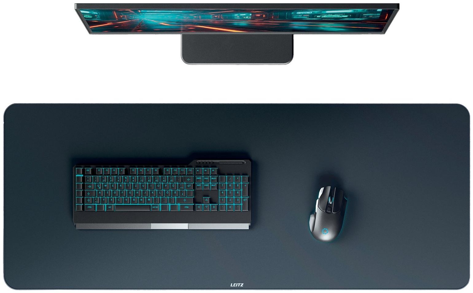 Leitz Gaming-Mauspad XL | 40 × 100 cm | Dunkelgrau