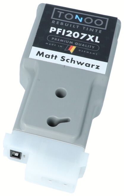 Tonoo® Tinte ersetzt Canon 8788B001 | PFI207MBK Matt Schwarz XL