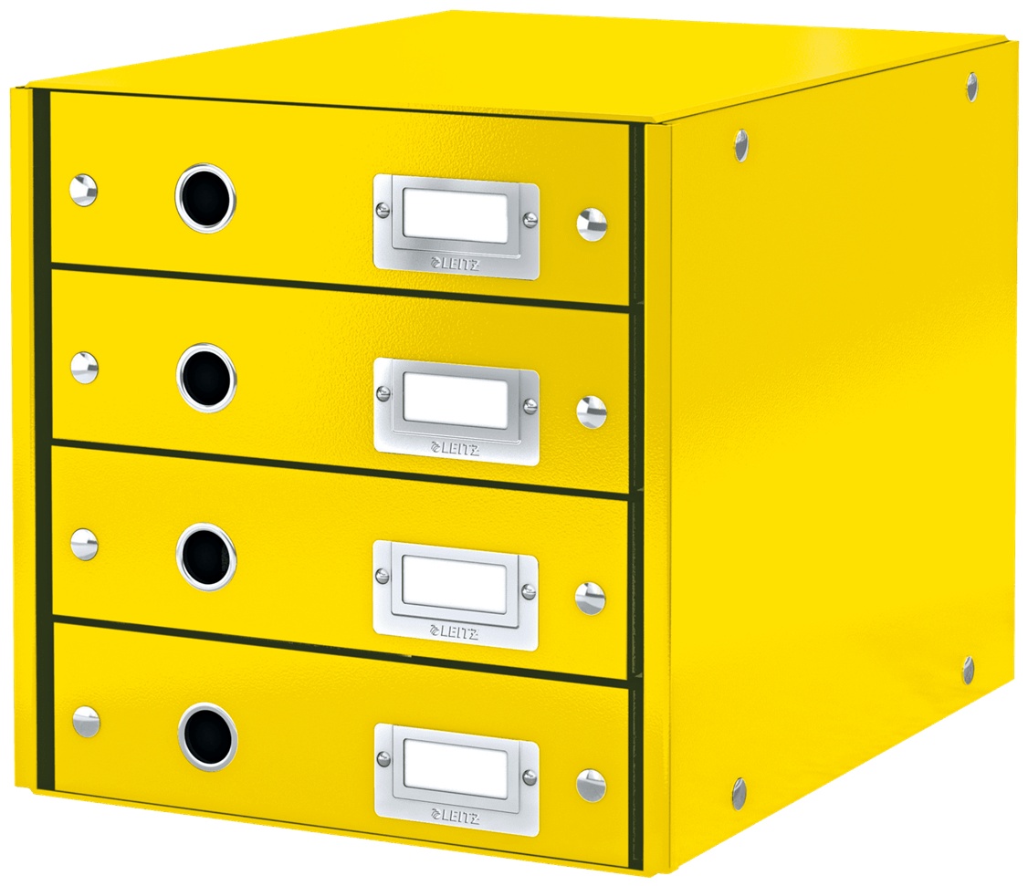 Leitz Schubladenbox Click & Store | Gelb | Karton (60490016)