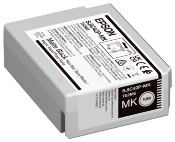 Original Epson SJIC42PMK | C13T52M540 Tintenpatrone Matt Schwarz
