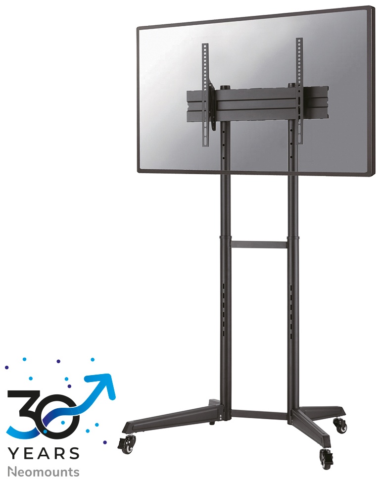 Neomounts FL50-540 TV-Rollwagen | bis 70 Zoll | bis 50 kg | Schwarz
