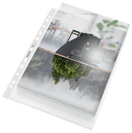 Leitz Prospekthülle recycle 4021 | DIN A4 | genarbt | 0,10 mm | 25er-Pack