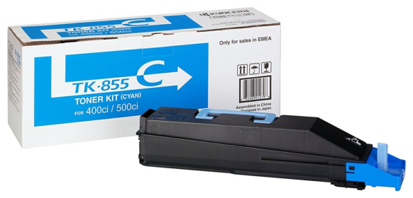Original Kyocera TK855C / 1T02H7CEU0 Toner Cyan