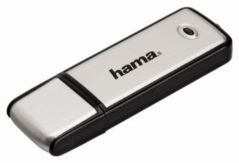 Hama Fancy USB-Stick | 32 GB | USB 2.0 (USB-A) | Schwarz/Silber