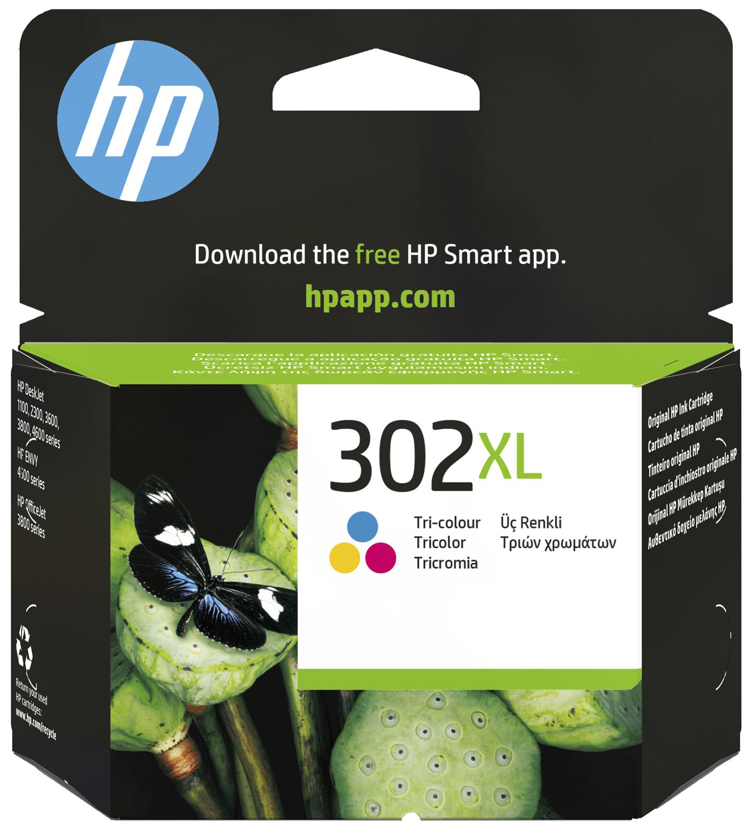 Original HP 302XL | F6U67AE Tinte C/M/Y XL