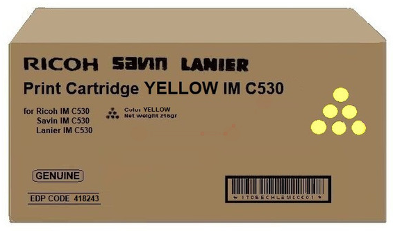 Original Ricoh 418243 Toner Gelb
