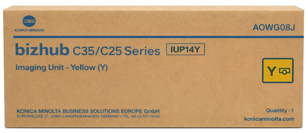 Original Konica Minolta IUP14Y | A0WG08J Bildtrommel Gelb