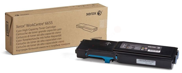 Original Xerox 106R02744 Toner Cyan