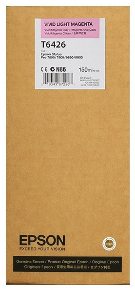 Original Epson T6426 | C13T642600 Tintenpatrone Foto Magenta