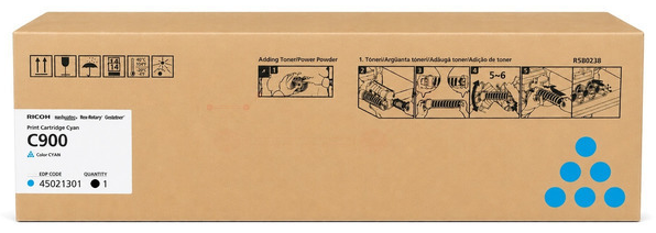 Original Ricoh 828301 | 828043 Toner Cyan