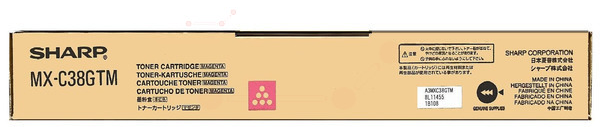 Original Sharp MX-C38GTM Toner Magenta