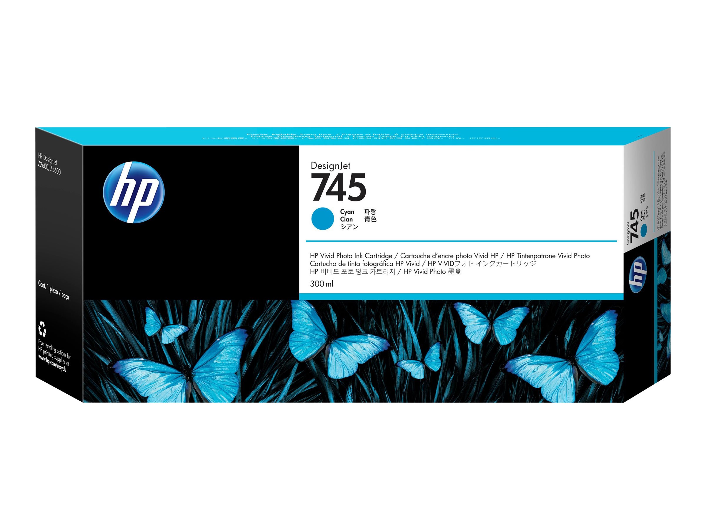 Original HP 745 | F9K03A Tinte Cyan ( 2025 )