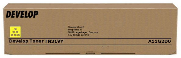 Original Develop TN319 Y | A11G2D0 Toner Gelb