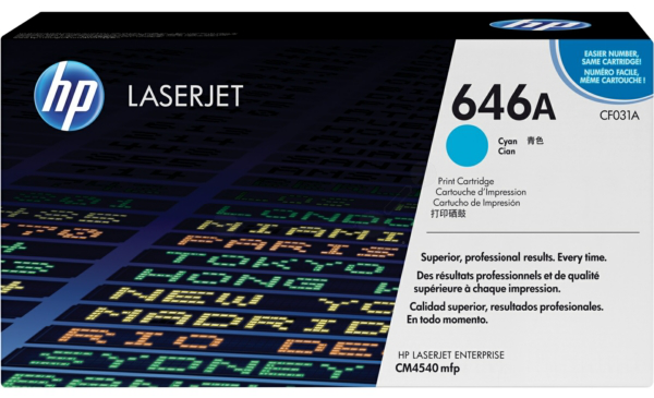 Original HP CF031A | CF031AC | 646A Toner Cyan