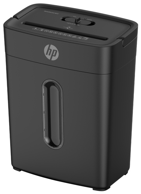 HP OneShred 6CC Aktenvernichter | P-4 Partikelschnitt | 6 Blatt | 14 l | Schwarz