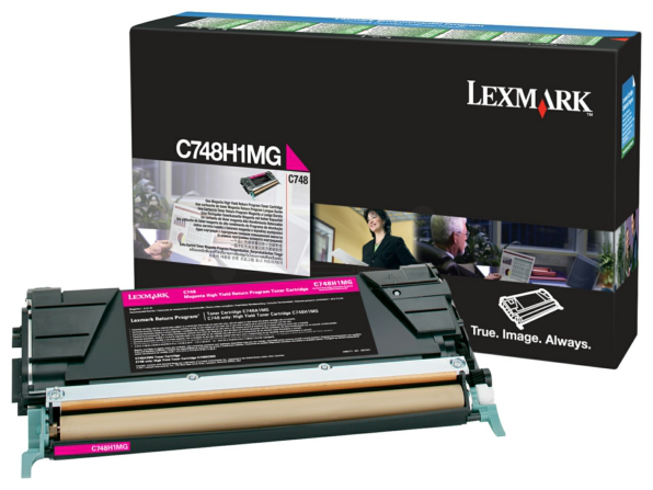 Original Lexmark C748H1MG Toner Magenta XL