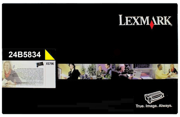 Original Lexmark 24B5834 Toner Gelb
