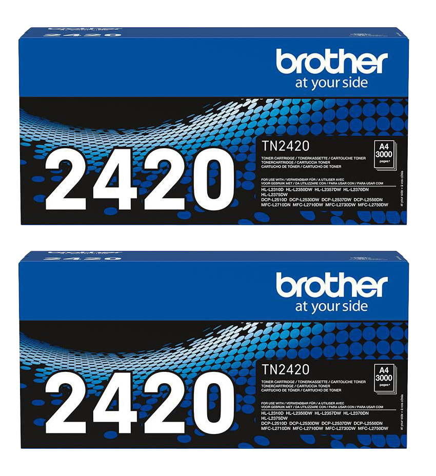 Original Brother TN2420TWIN Toner Schwarz ( 2 Stück )