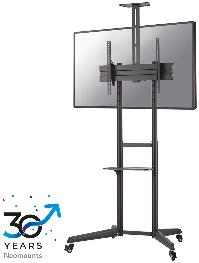 Neomounts FL50-550 TV-Rollwagen | bis 70 Zoll | bis 50 kg | Schwarz