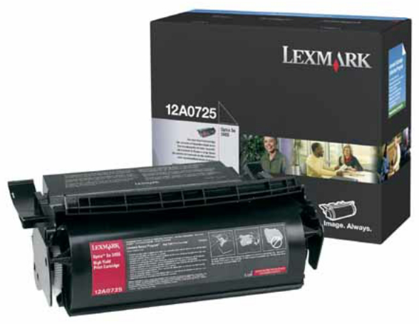 Original Lexmark 12A0725 Toner Schwarz