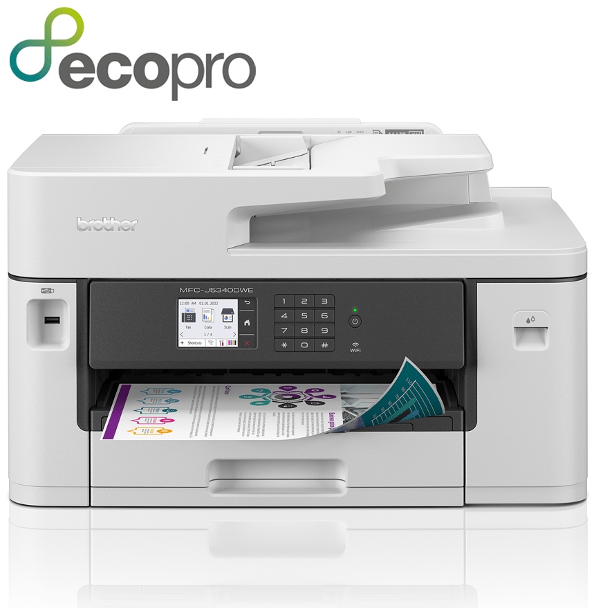 Brother MFC-J5340DWE Farb Tinten Multifunktionsdrucker | A3 | 28 S./Min | Duplex | WLAN
