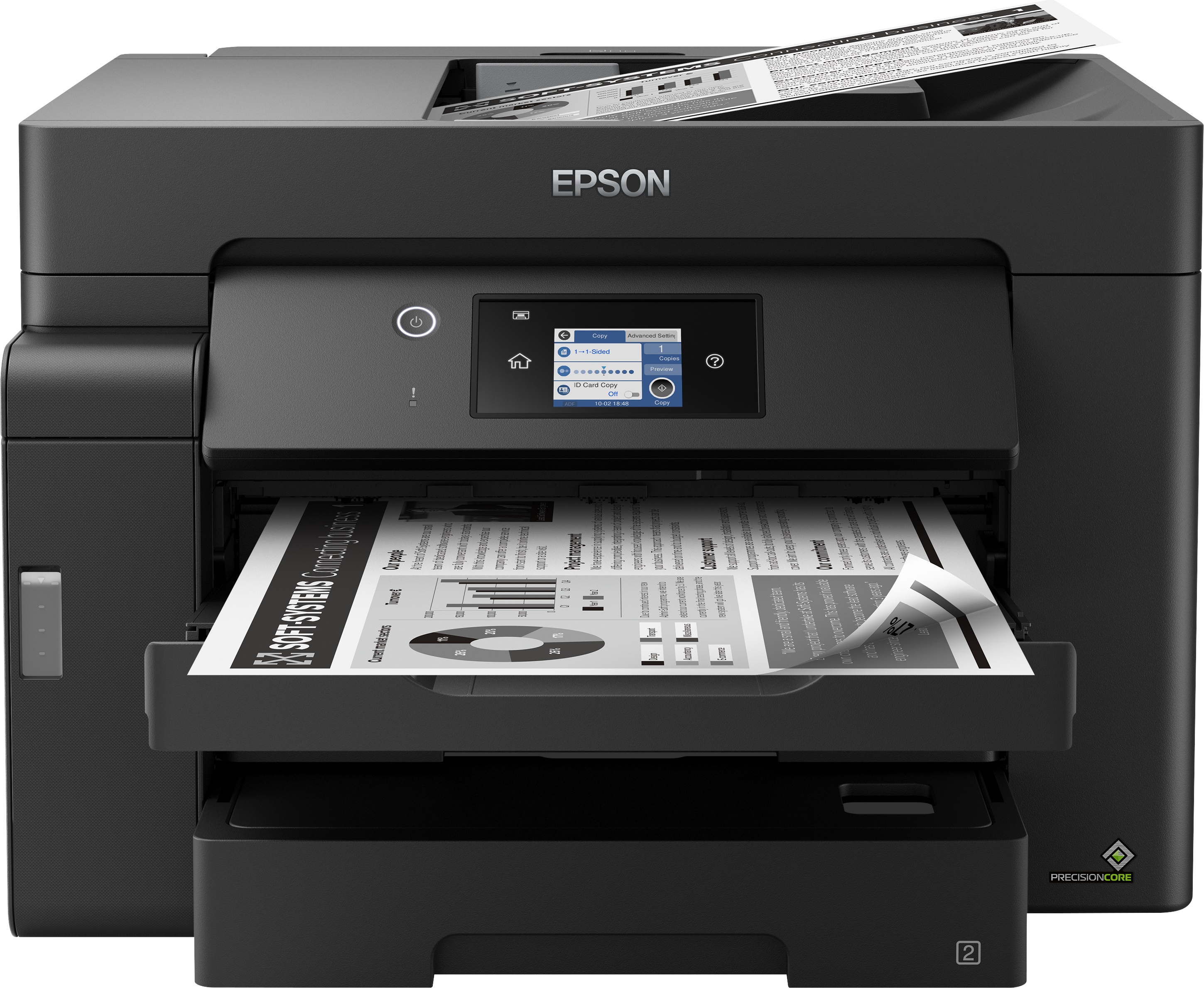 Epson Monodrucker EcoTank ET-M16600 S/W Tinten Multifunktionsdrucker | A3 | 25 S./Min | Duplex | WLAN