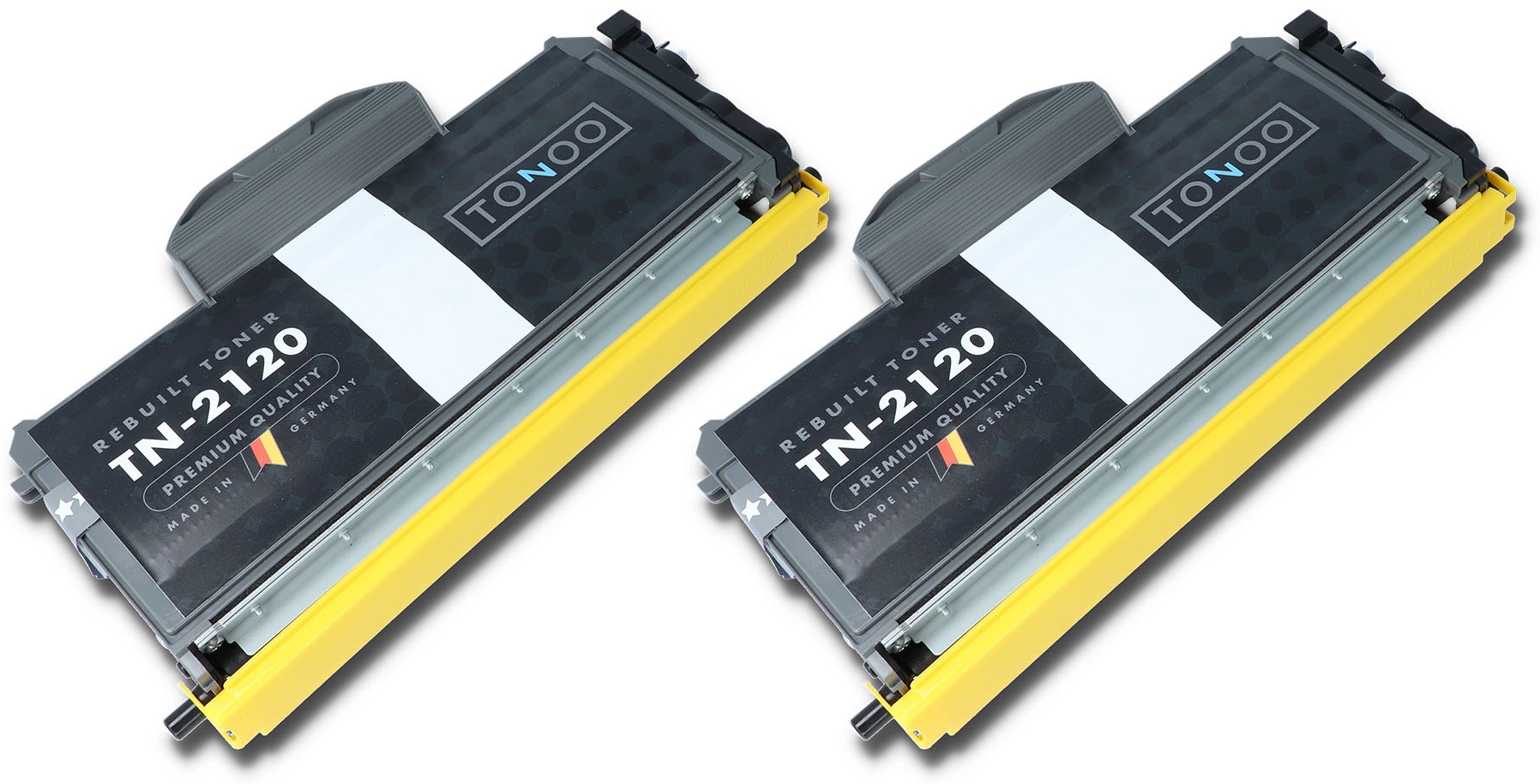 Tonoo® Toner ersetzt Brother TN2120 Schwarz Doppelpack