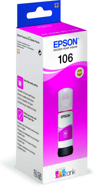 Original Epson 106 | C13T00R340 Tintenflasche Magenta